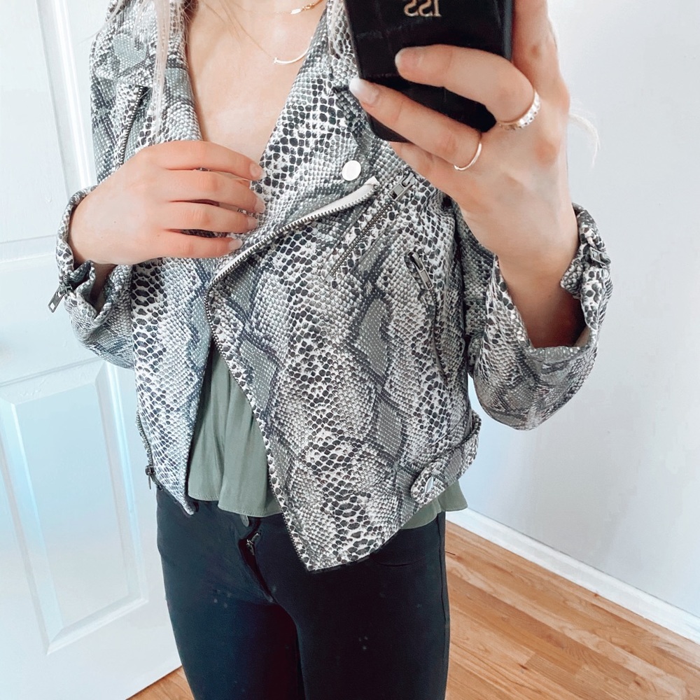 snake-skin jacket